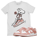 Dunk Low WMNS Rose Whisper shirt to match jordans Cartoon Hands sneaker tees Dunk Rose Whisper SNRT Sneaker Release Tees Casual Unisex shirts White 1 T-Shirt