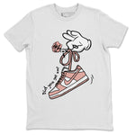 Dunk Low WMNS Rose Whisper shirt to match jordans Cartoon Hands sneaker tees Dunk Rose Whisper SNRT Sneaker Release Tees Casual Unisex shirts White 2 T-Shirt