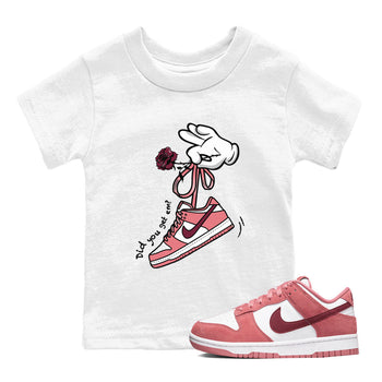 Dunks Valentines Day shirt to match jordans Cartoon Hands sneaker tees Dunks Valentine's Day SNRT sneaker release tees baby toddler White 1 cotton Shirt