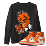 Jordan 1 Starfish unique Halloween sneaker tee Carved Pumpkin Dolls Sneaker Tees Jordan 1 Starfish Sneaker Release Tees Unisex Shirts