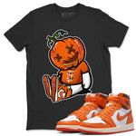 Jordan 1 Starfish unique Halloween sneaker tee Carved Pumpkin Dolls Sneaker Tees Jordan 1 Starfish Sneaker Release Tees Unisex Shirts