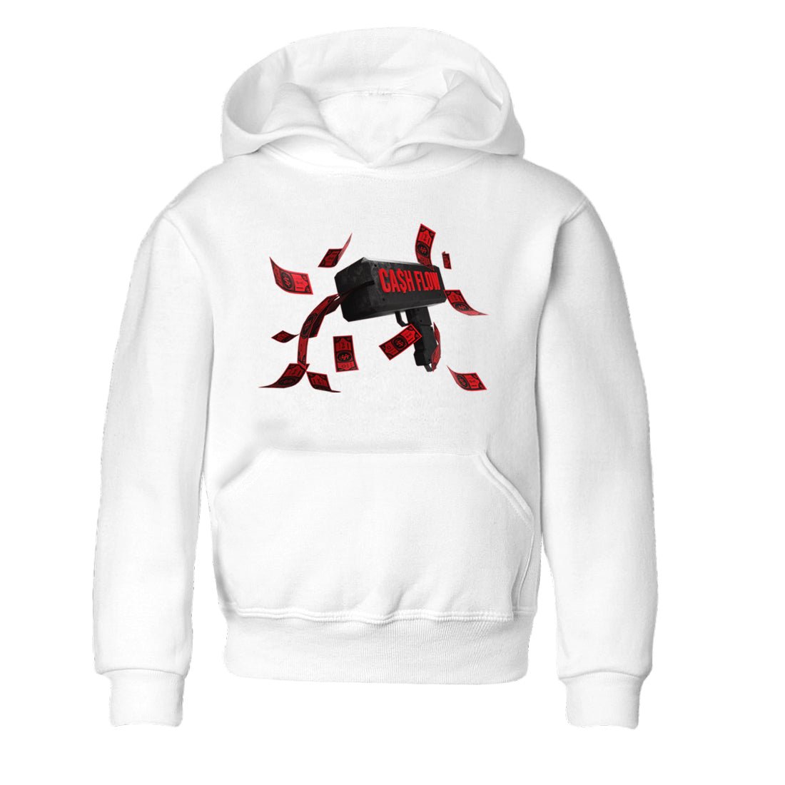 Air Jordan 6 Toro Bravo Sneaker Match Tees Cash Flow Sneaker Tees AJ6 Toro Bravo Sneaker Release Tees Kids Shirts White 2