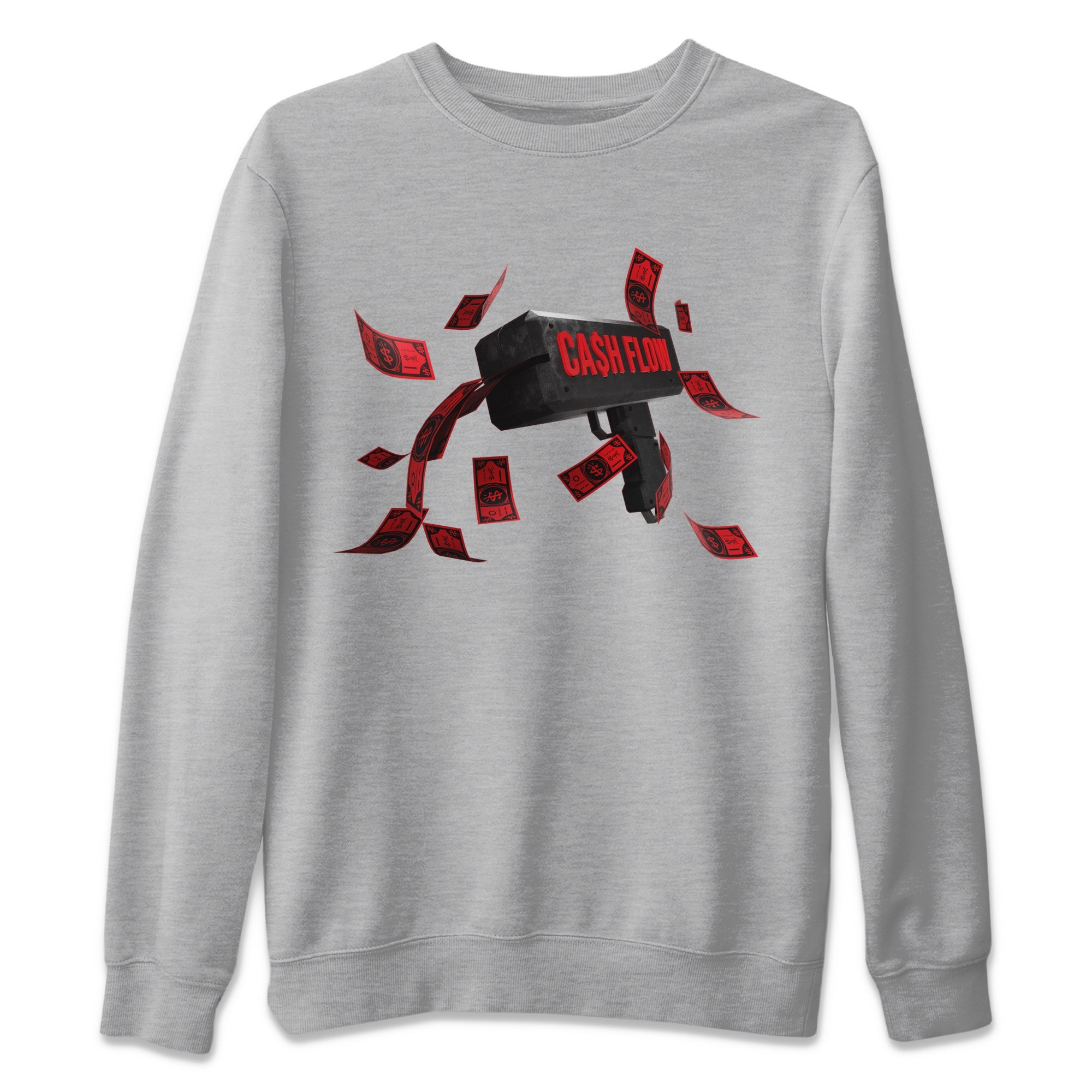 Air Jordan 6 Toro Bravo Sneaker Match Tees Cash Flow Sneaker Tees AJ6 Toro Bravo Sneaker Release Tees Unisex Shirts Heather Grey 2