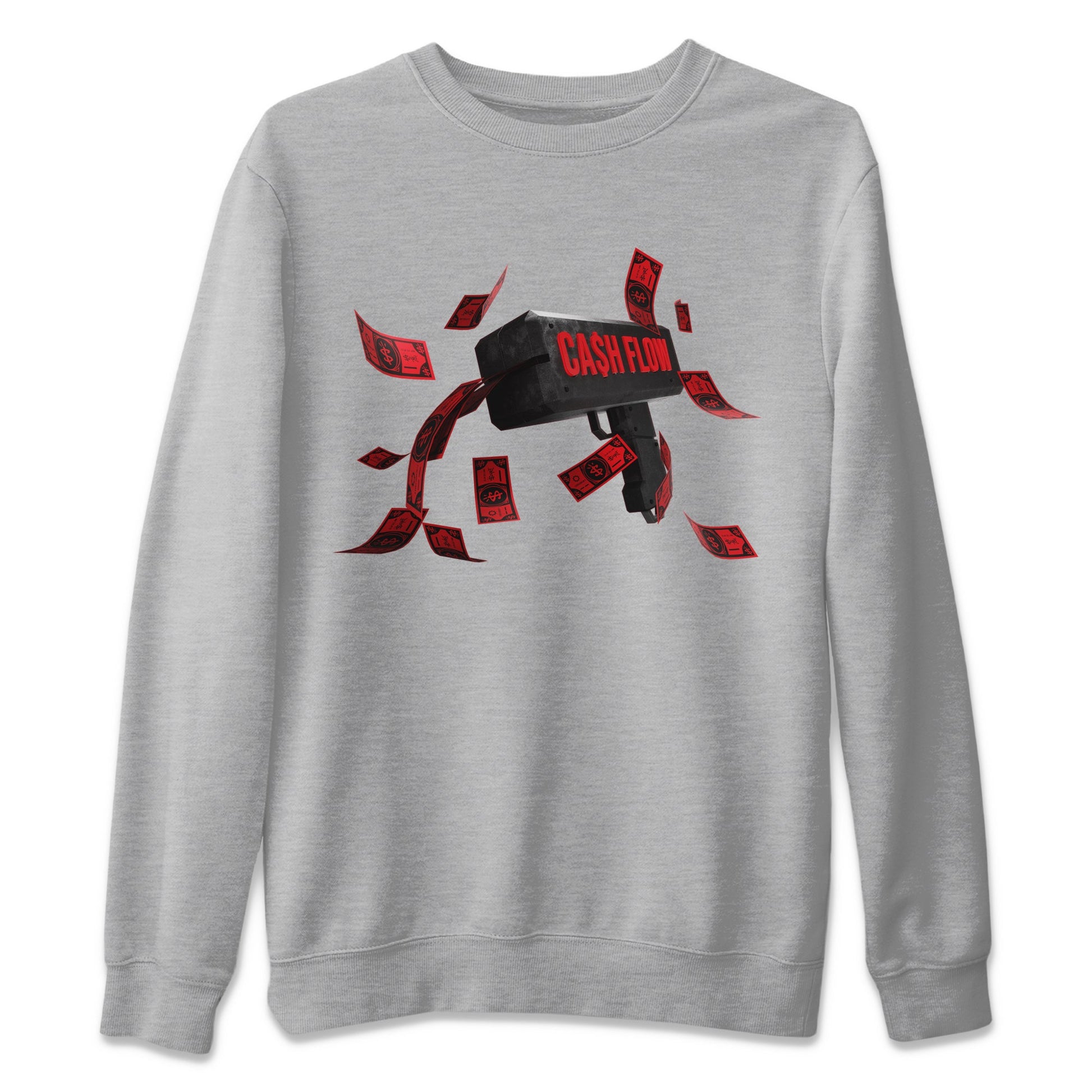 Air Jordan 6 Toro Bravo Sneaker Match Tees Cash Flow Sneaker Tees AJ6 Toro Bravo Sneaker Release Tees Unisex Shirts Heather Grey 2