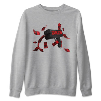 Air Jordan 6 Toro Bravo Sneaker Match Tees Cash Flow Sneaker Tees AJ6 Toro Bravo Sneaker Release Tees Unisex Shirts Heather Grey 2