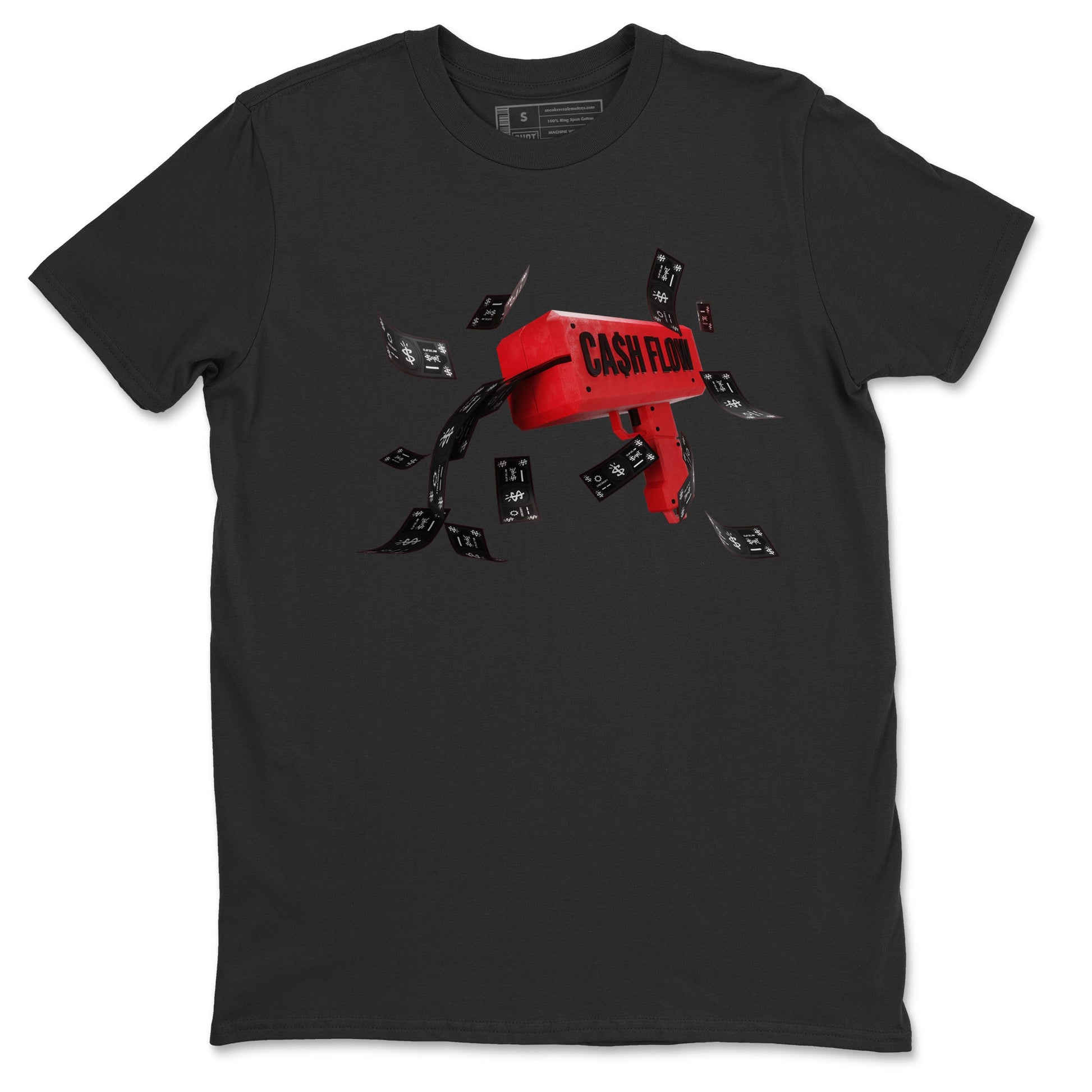 Air Jordan 6 Toro Bravo Sneaker Match Tees Cash Flow Sneaker Tees AJ6 Toro Bravo Sneaker Release Tees Unisex Shirts Black 2