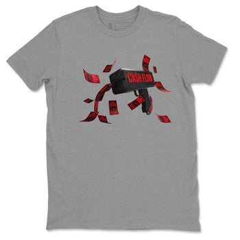 Air Jordan 6 Toro Bravo Sneaker Match Tees Cash Flow Sneaker Tees AJ6 Toro Bravo Sneaker Release Tees Unisex Shirts Heather Grey 2