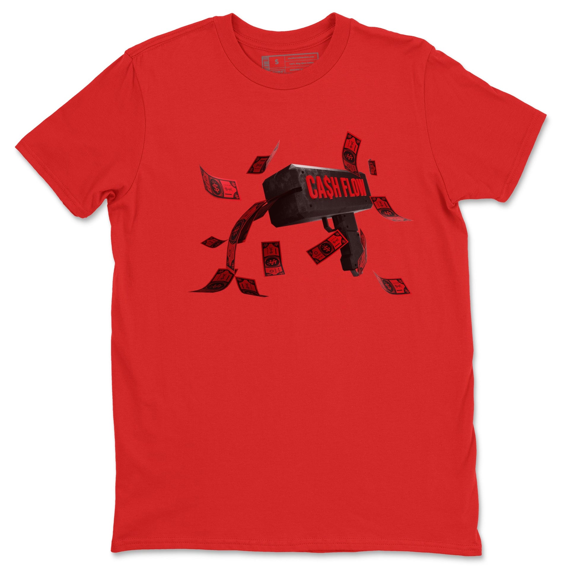 Air Jordan 6 Toro Bravo Sneaker Match Tees Cash Flow Sneaker Tees AJ6 Toro Bravo Sneaker Release Tees Unisex Shirts Red 2