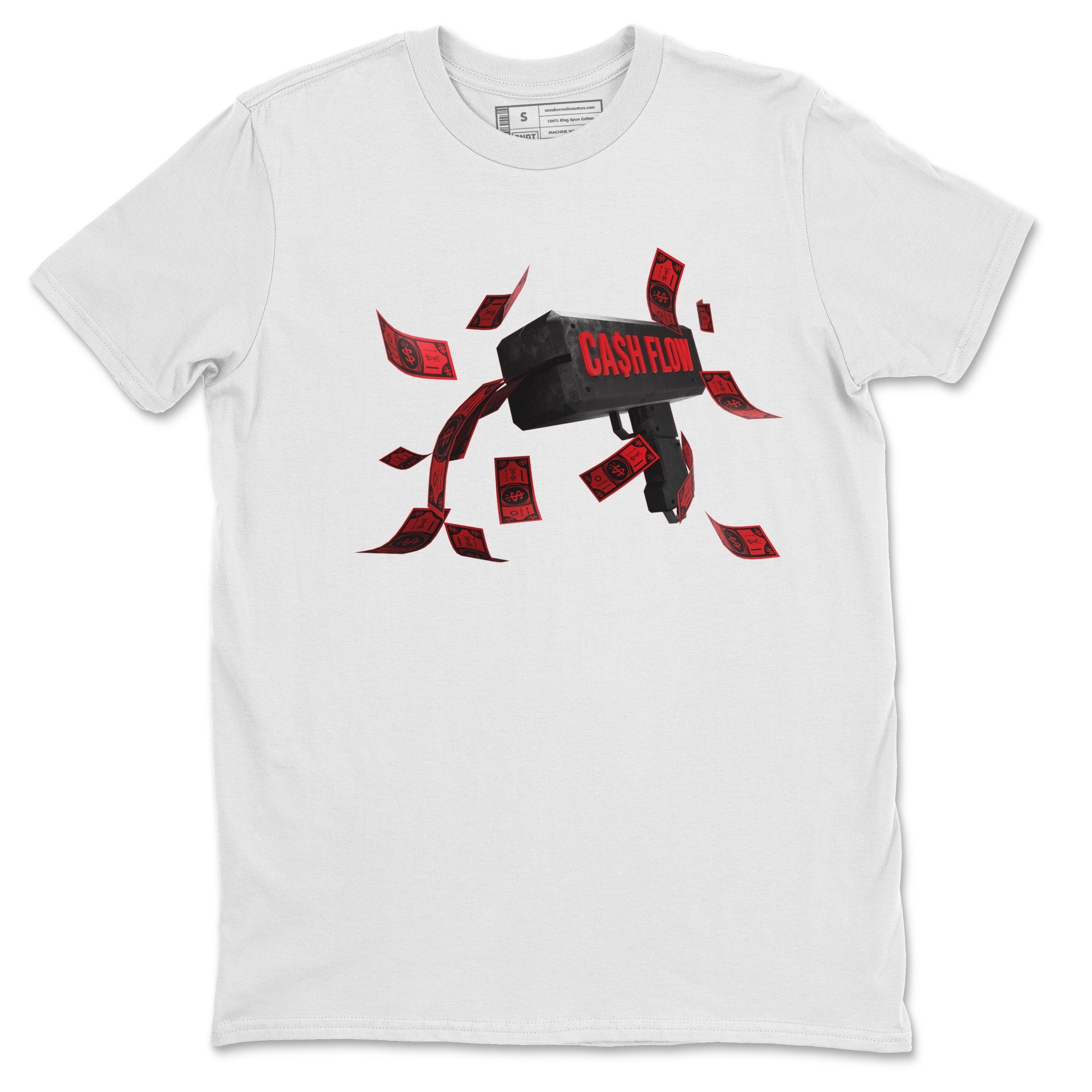 Air Jordan 6 Toro Bravo Sneaker Match Tees Cash Flow Sneaker Tees AJ6 Toro Bravo Sneaker Release Tees Unisex Shirts White 2