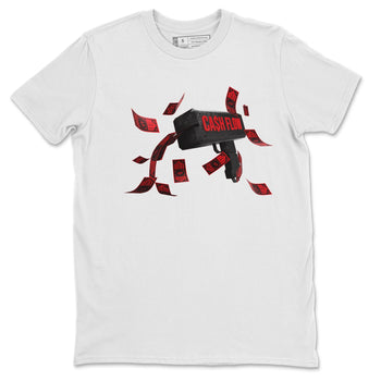 Air Jordan 6 Toro Bravo Sneaker Match Tees Cash Flow Sneaker Tees AJ6 Toro Bravo Sneaker Release Tees Unisex Shirts White 2