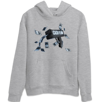 Air Jordan 7 Chambray Sneaker Match Tees Cash Flow Sneaker Tees AJ7 Chambray Sneaker Release Tees Unisex Shirts Heather Grey 2