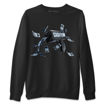 Air Jordan 7 Chambray Sneaker Match Tees Cash Flow Sneaker Tees AJ7 Chambray Sneaker Release Tees Unisex Shirts Black 2