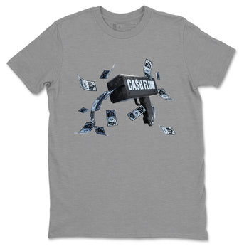 Air Jordan 7 Chambray Sneaker Match Tees Cash Flow Sneaker Tees AJ7 Chambray Sneaker Release Tees Unisex Shirts Heather Grey 2