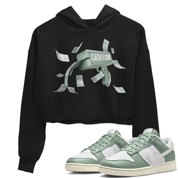 Dunk Mica Green Sneaker Match Tees Cash Flow Sneaker Tees Dunk Low Mica Green Sneaker Release Tees Women's Shirts Black 1