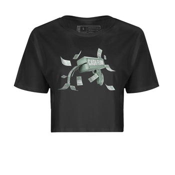 Dunk Mica Green Sneaker Match Tees Cash Flow Sneaker Tees Dunk Low Mica Green Sneaker Release Tees Women's Shirts Black 2