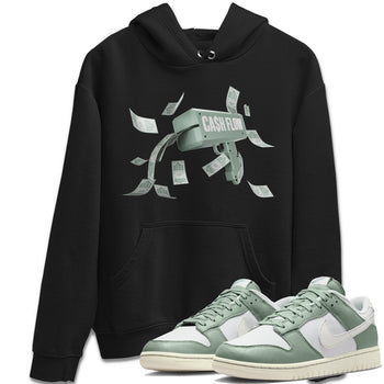 Dunk Mica Green Sneaker Match Tees Cash Flow Sneaker Tees Dunk Low Mica Green Sneaker Release Tees Unisex Shirts Black 1