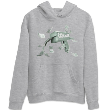 Dunk Mica Green Sneaker Match Tees Cash Flow Sneaker Tees Dunk Low Mica Green Sneaker Release Tees Unisex Shirts Heather Grey 2