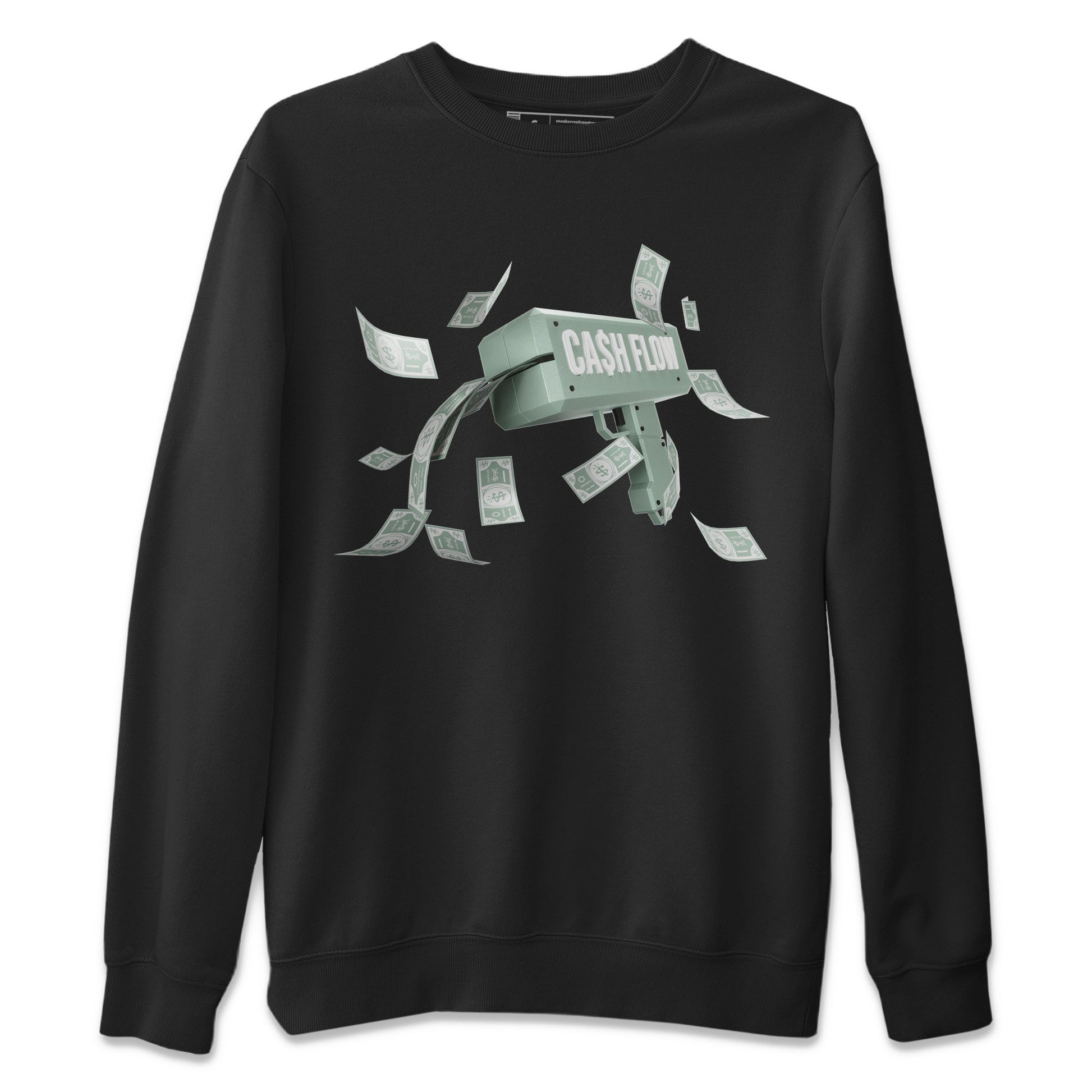 Dunk Mica Green Sneaker Match Tees Cash Flow Sneaker Tees Dunk Low Mica Green Sneaker Release Tees Unisex Shirts Black 2
