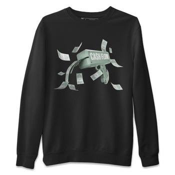 Dunk Mica Green Sneaker Match Tees Cash Flow Sneaker Tees Dunk Low Mica Green Sneaker Release Tees Unisex Shirts Black 2