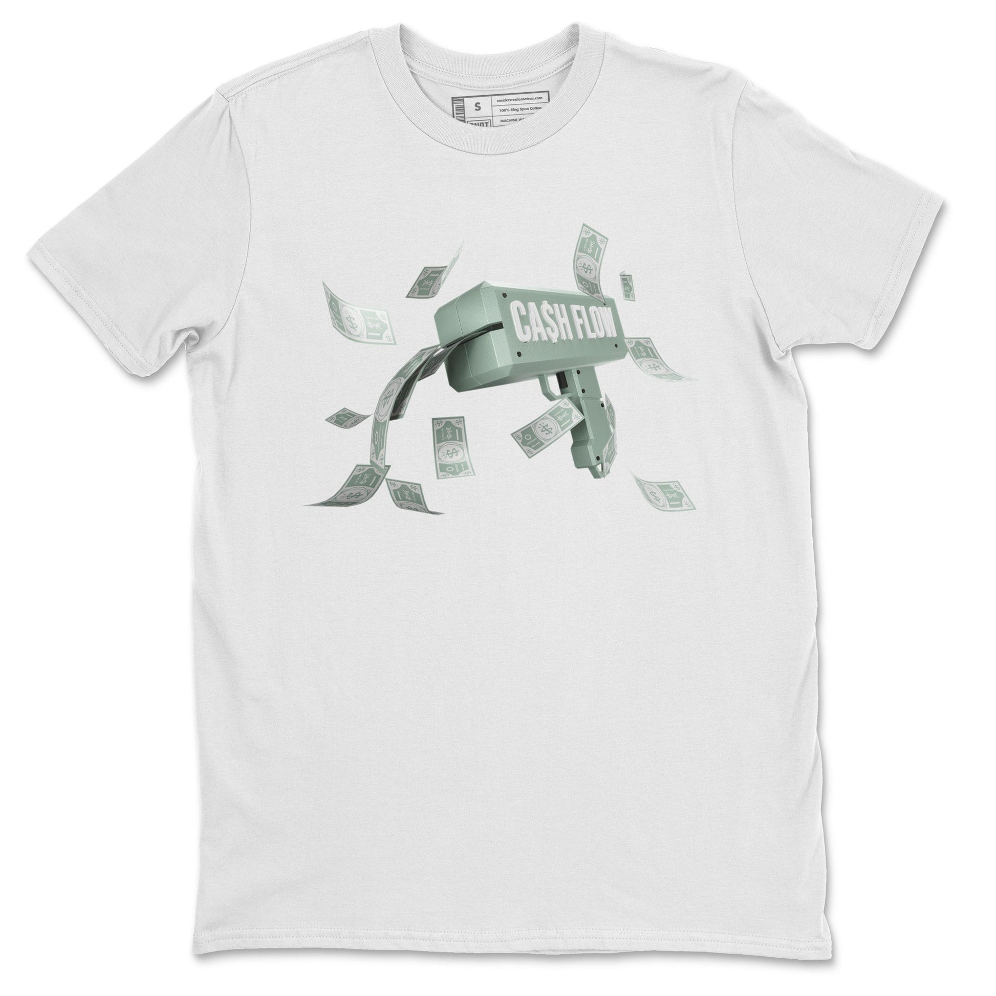 Dunk Mica Green Sneaker Match Tees Cash Flow Sneaker Tees Dunk Low Mica Green Sneaker Release Tees Unisex Shirts White 2