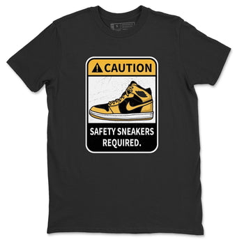 Jordan 1 Pollen Sneaker Match Tees Caution Sneaker Tees Jordan 1 Pollen Sneaker Release Tees Unisex Shirts