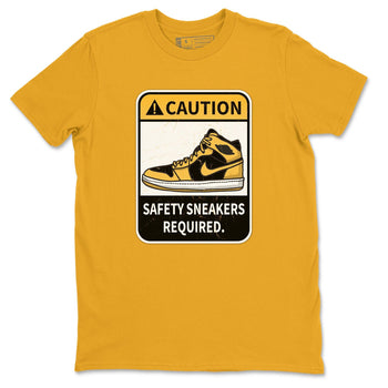 Jordan 1 Pollen Sneaker Match Tees Caution Sneaker Tees Jordan 1 Pollen Sneaker Release Tees Unisex Shirts