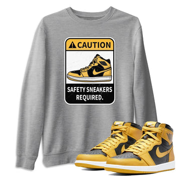 Jordan 1 Pollen Sneaker Match Tees Caution Sneaker Tees Jordan 1 Pollen Sneaker Release Tees Unisex Shirts