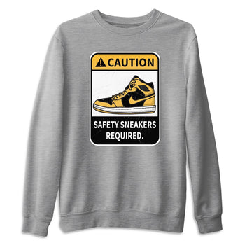 Jordan 1 Pollen Sneaker Match Tees Caution Sneaker Tees Jordan 1 Pollen Sneaker Release Tees Unisex Shirts