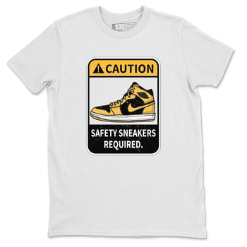Jordan 1 Pollen Sneaker Match Tees Caution Sneaker Tees Jordan 1 Pollen Sneaker Release Tees Unisex Shirts