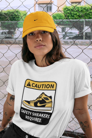 Jordan 1 Pollen Sneaker Match Tees Caution Sneaker Tees Jordan 1 Pollen Sneaker Release Tees Unisex Shirts