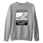 Jordan 1 Seafoam Sneaker Match Tees Caution Sneaker Tees Jordan 1 Seafoam Sneaker Release Tees Unisex Shirts