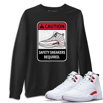 Jordan 12 Twist Sneaker Match Tees Caution Sneaker Tees Jordan 12 Twist Sneaker Release Tees Unisex Shirts