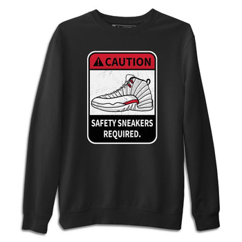 Jordan 12 Twist Sneaker Match Tees Caution Sneaker Tees Jordan 12 Twist Sneaker Release Tees Unisex Shirts
