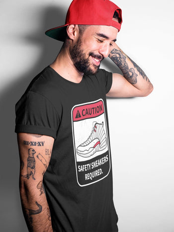 Jordan 12 Twist Sneaker Match Tees Caution Sneaker Tees Jordan 12 Twist Sneaker Release Tees Unisex Shirts