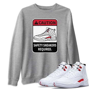 Jordan 12 Twist Sneaker Match Tees Caution Sneaker Tees Jordan 12 Twist Sneaker Release Tees Unisex Shirts