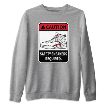 Jordan 12 Twist Sneaker Match Tees Caution Sneaker Tees Jordan 12 Twist Sneaker Release Tees Unisex Shirts
