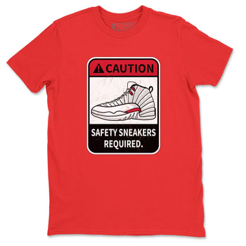 Jordan 12 Twist Sneaker Match Tees Caution Sneaker Tees Jordan 12 Twist Sneaker Release Tees Unisex Shirts