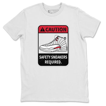 Jordan 12 Twist Sneaker Match Tees Caution Sneaker Tees Jordan 12 Twist Sneaker Release Tees Unisex Shirts