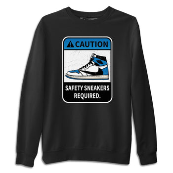 Jordan 1 Travis Scott Fragment Sneaker Match Tees Caution Sneaker Tees Jordan 1 Travis Scott Fragment Sneaker Release Tees Unisex Shirts