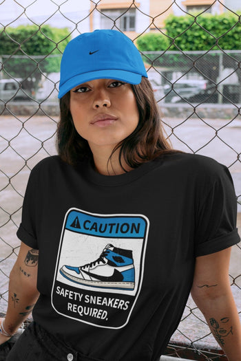 Jordan 1 Travis Scott Fragment Sneaker Match Tees Caution Sneaker Tees Jordan 1 Travis Scott Fragment Sneaker Release Tees Unisex Shirts