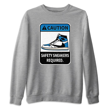Jordan 1 Travis Scott Fragment Sneaker Match Tees Caution Sneaker Tees Jordan 1 Travis Scott Fragment Sneaker Release Tees Unisex Shirts