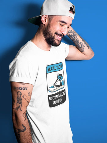 Jordan 1 Travis Scott Fragment Sneaker Match Tees Caution Sneaker Tees Jordan 1 Travis Scott Fragment Sneaker Release Tees Unisex Shirts