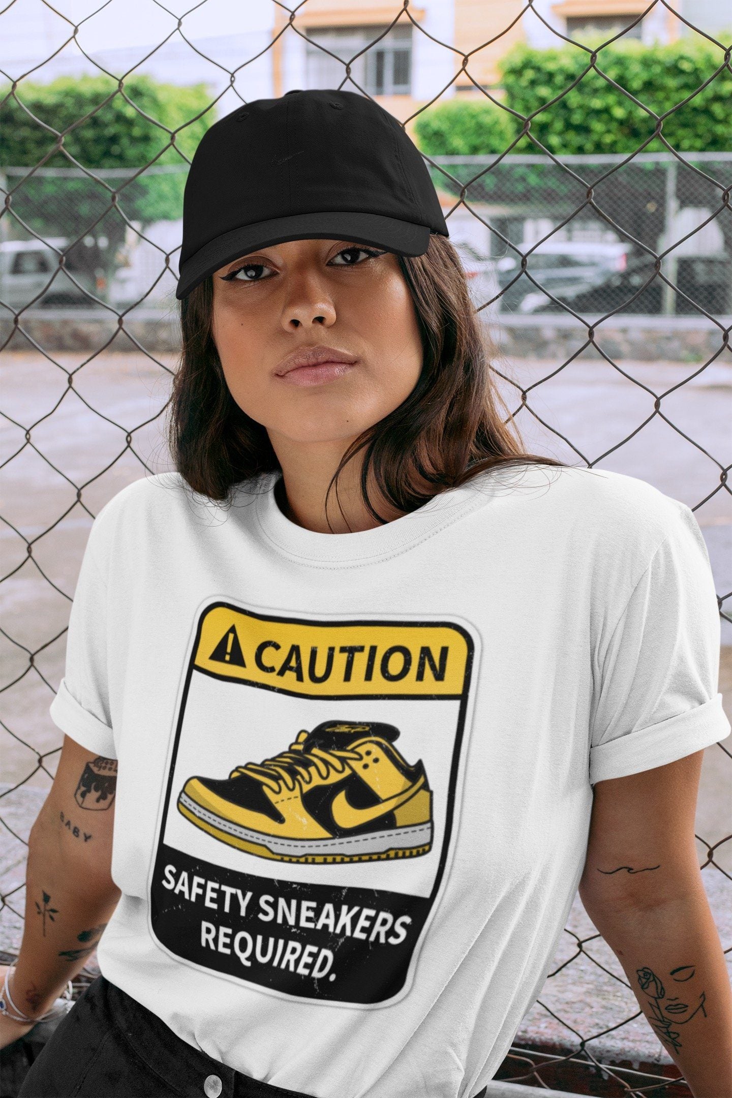 Dunk Championship Goldenrod Sneaker Match Tees Caution Sneaker Tees Dunk Championship Goldenrod Sneaker Release Tees Unisex Shirts