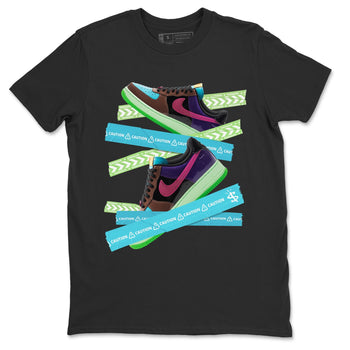 Air Force 1 Undefeated Fauna Brown Sneaker Match Tees Caution Tape Sneaker Tees Air Force 1 Undefeated Fauna Brown Sneaker Release Tees Unisex Shirts