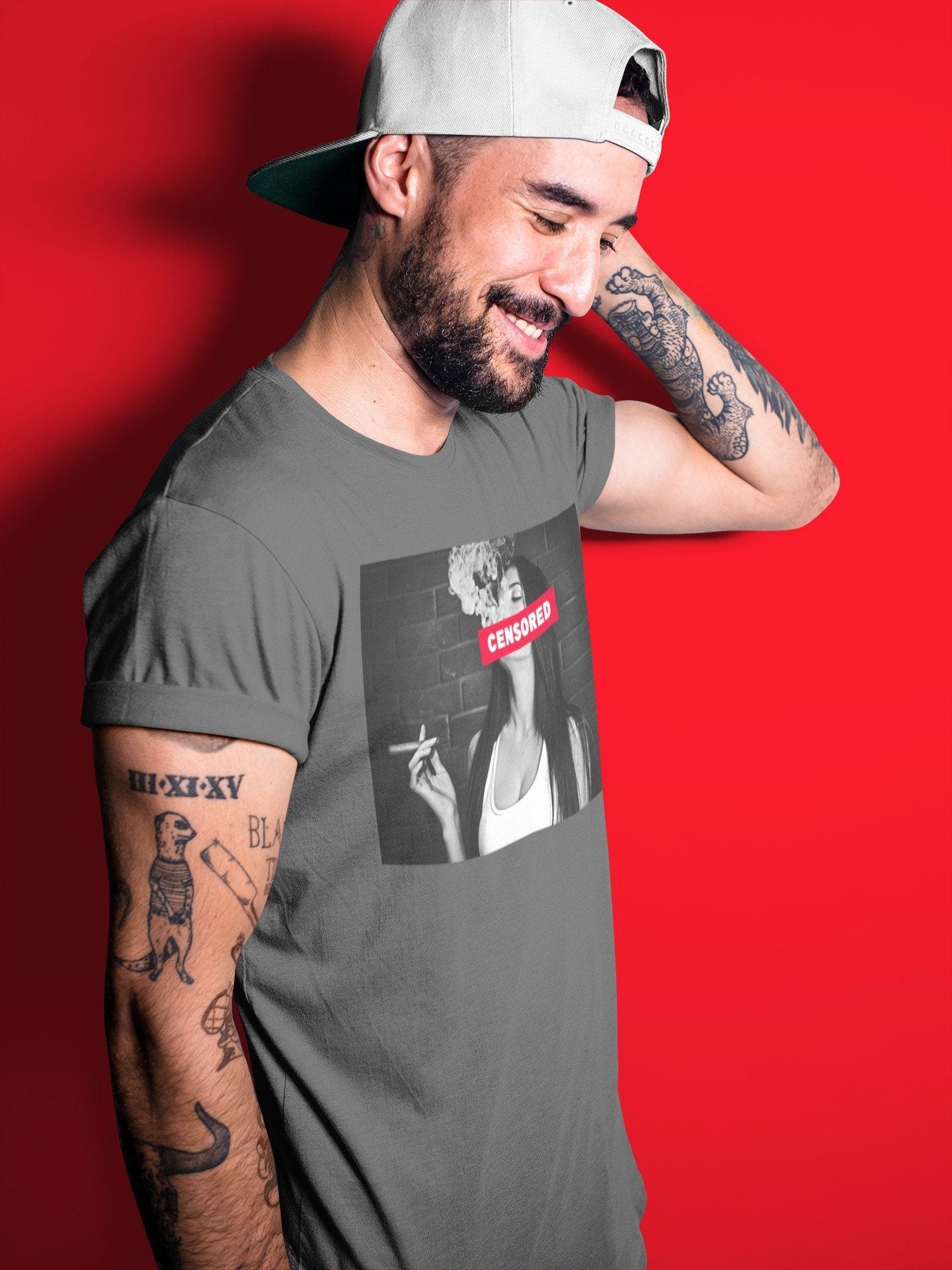 Jordan 4 Red Thunder Sneaker Match Tees Censored Sneaker Tees Jordan 4 Red Thunder Sneaker Release Tees Unisex Shirts