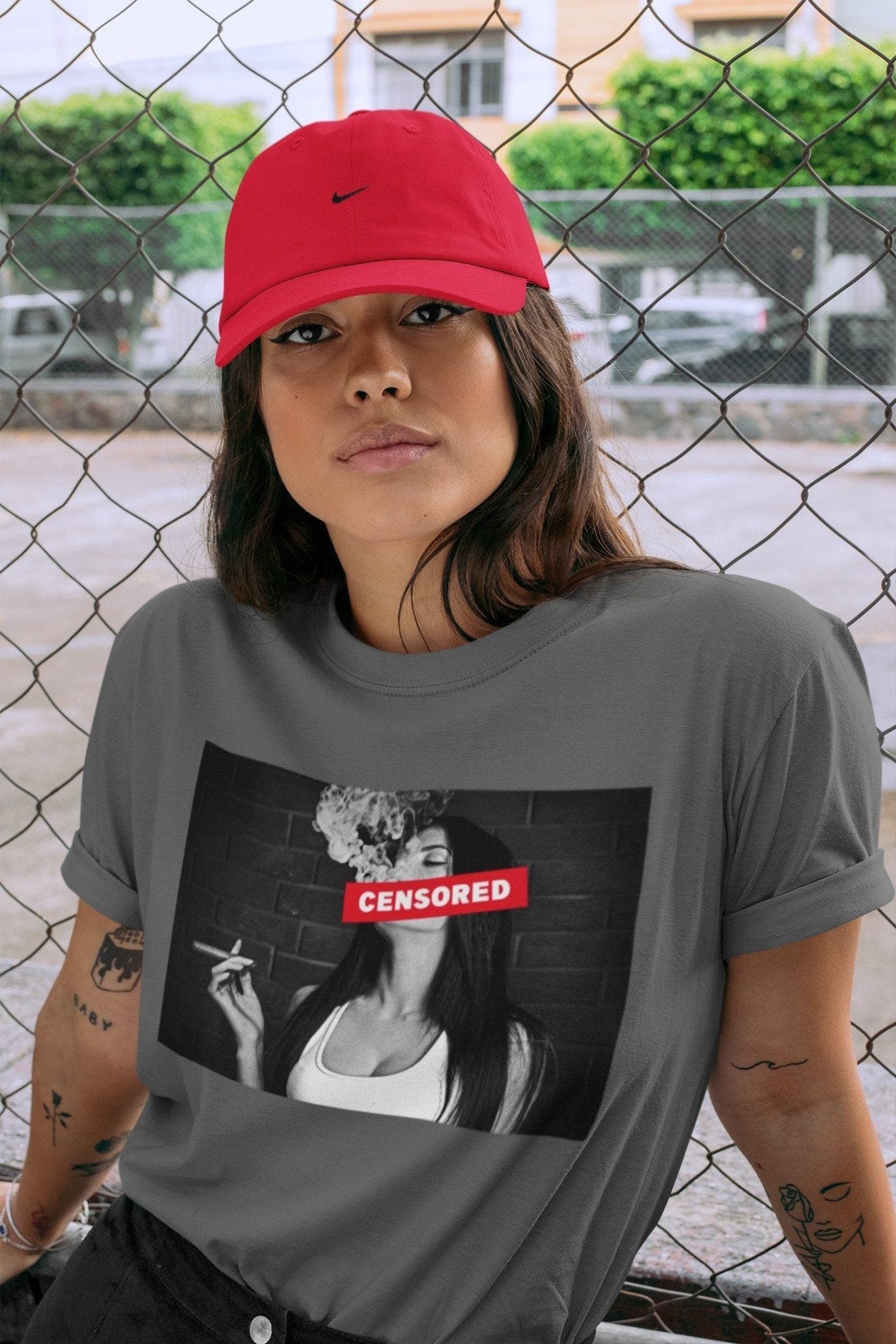Jordan 4 Red Thunder Sneaker Match Tees Censored Sneaker Tees Jordan 4 Red Thunder Sneaker Release Tees Unisex Shirts