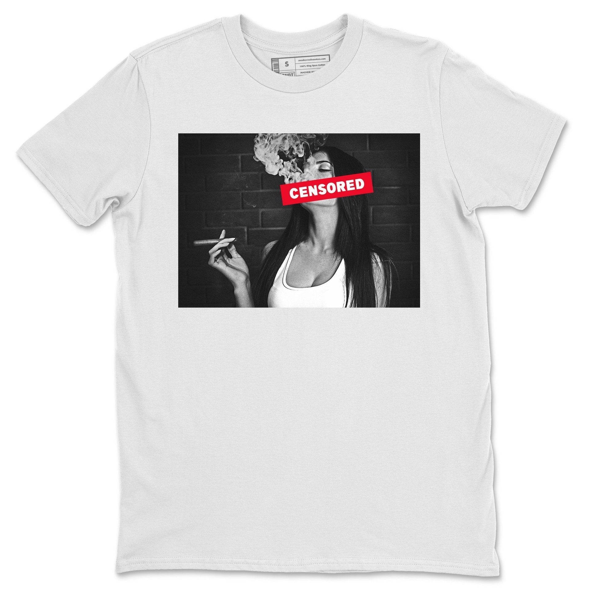 Jordan 4 Red Thunder Sneaker Match Tees Censored Sneaker Tees Jordan 4 Red Thunder Sneaker Release Tees Unisex Shirts