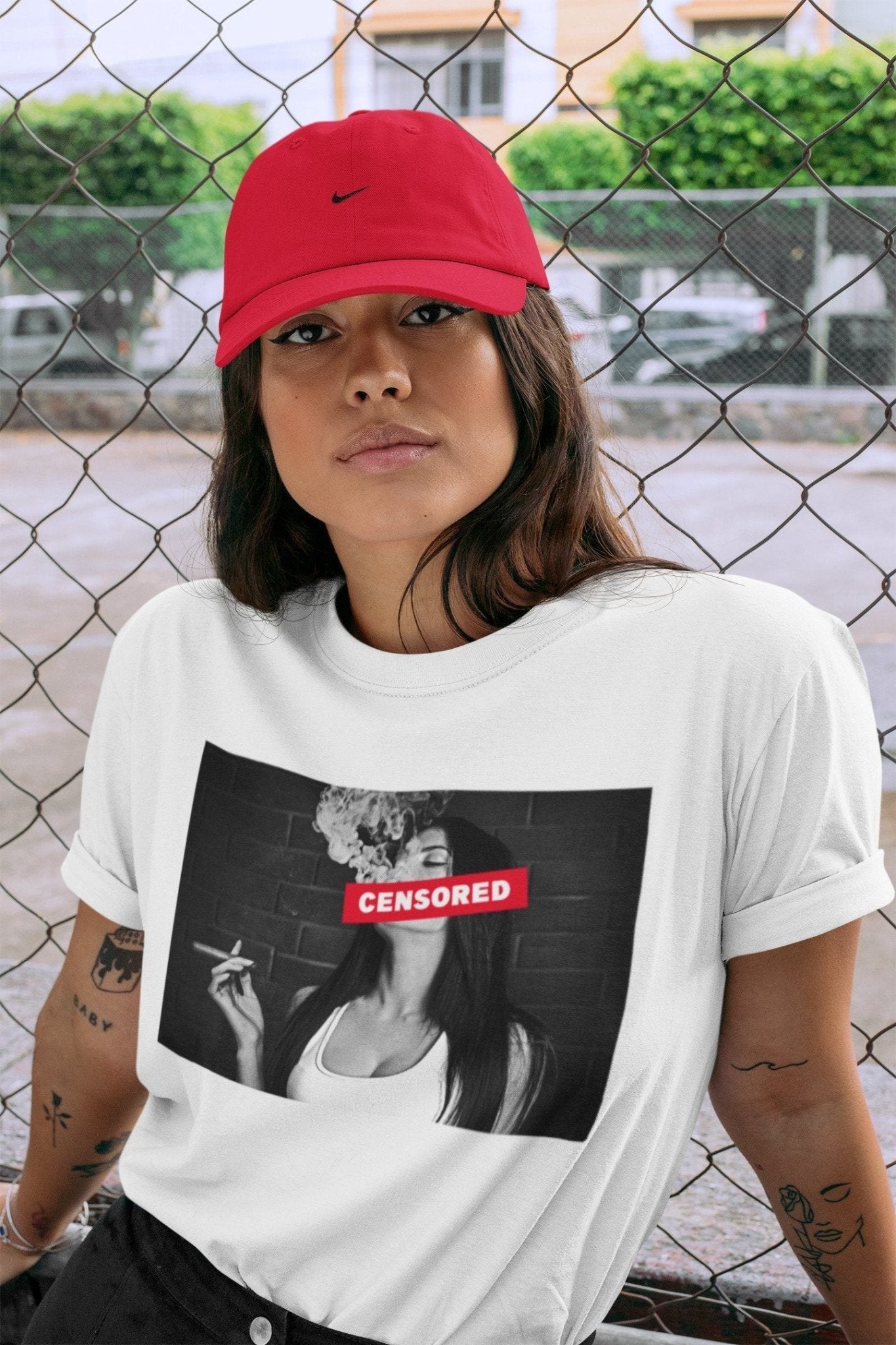 Jordan 4 Red Thunder Sneaker Match Tees Censored Sneaker Tees Jordan 4 Red Thunder Sneaker Release Tees Unisex Shirts