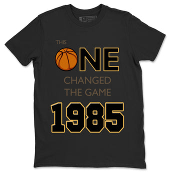 Air Jordan 1 Palomino shirt to match jordans Changed The Game sneaker tees Air Jordan 1 High OG Retro Palomino SNRT Sneaker Release Tees Unisex Black 2 T-Shirt