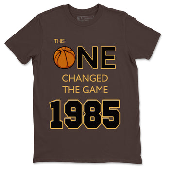 Air Jordan 1 Palomino shirt to match jordans Changed The Game sneaker tees Air Jordan 1 High OG Retro Palomino SNRT Sneaker Release Tees Unisex Dark Chocolate 2 T-Shirt